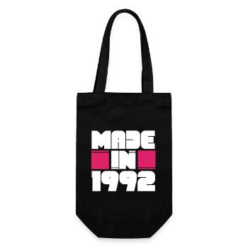 Fabriqué en 1992 Awesome Retro Birthday Vintage Born - Sac à bouteille - noir - Devant
