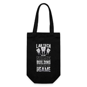 Technicien dentaire est mon nom - Technicien dentaire - Sac à bouteille - noir - Devant