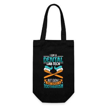 Je suis prothésiste dentaire - Sac à bouteille - noir - Devant