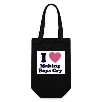 i Love making Boyscry - Geschenkbeutel für Flaschen - Schwarz - Vorne