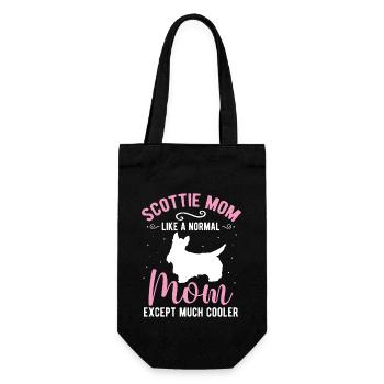 Scottish Terrier Scottie Dog - Gift Bag for Bottles - black - Front