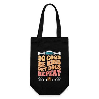 Retro Do Good Be Kind Un défenseur des droits des animaux - Sac à bouteille - noir - Devant