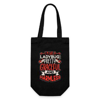 Ladybug Ladybug Entomology Insects - Gift Bag for Bottles - black - Front