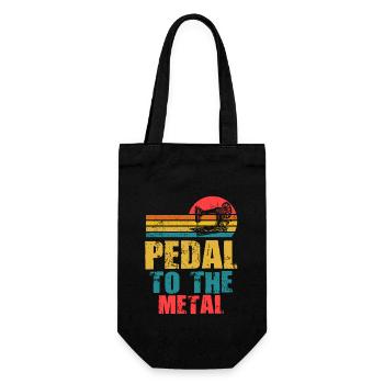 Pedal To The Metal Sewing Machine - Gift Bag for Bottles - black - Front