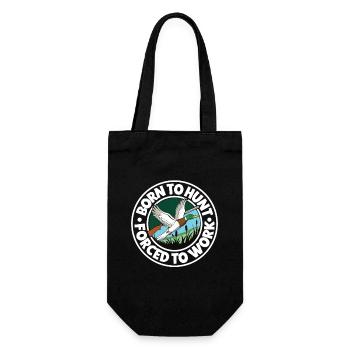 Duck Hunt Duck Hunter Bird Hunting Duck Hunting - Geschenkbeutel für Flaschen - Schwarz - Vorne