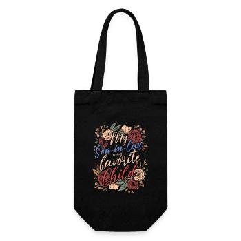 Mon gendre est mon enfant préféré pour ma mère - Sac à bouteille - noir - Devant