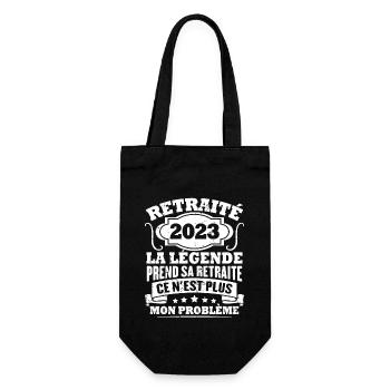 Humour Cadeau Retraité 2023, Retraité En 2023 - Sac à bouteille - noir - Devant