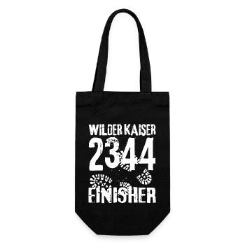Wilder Kaiser Kitzbühel Mountaineers Hiking Tyrol - Gift Bag for Bottles - black - Front