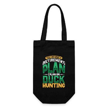 Duck Hunt Duck Hunter Bird Hunting Duck Hunting - Geschenkbeutel für Flaschen - Schwarz - Vorne