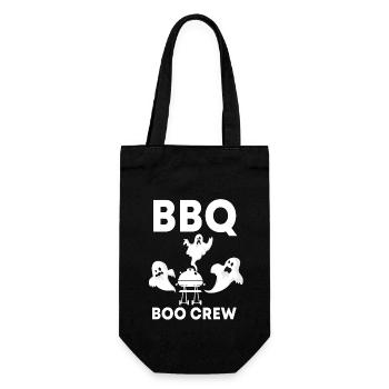 BBQ Boo Crew Gruseliges Halloween Kostüm - Geschenkbeutel für Flaschen - Schwarz - Vorne
