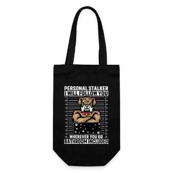 Personal Stalker Je te suivrai partout où tu iras - Sac à bouteille - noir - Devant