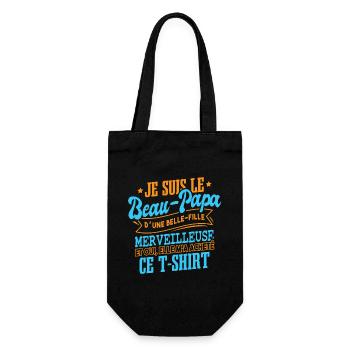 Je Suis Le Beau-Papa - Sac à bouteille - noir - Devant