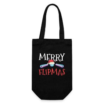 Klassisches Flipper-weihnachtsdesign Für - Sac à bouteille - noir - Devant