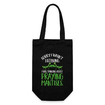 Mante religieuse, collectionneur d’insectes, entomologiste - Sac à bouteille - noir - Devant
