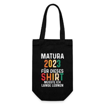 Maturant 2023 Abschluss Matura - Geschenkbeutel für Flaschen - Schwarz - Vorne