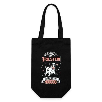 Not in the mood - Holstein - Gift Bag for Bottles - black - Front