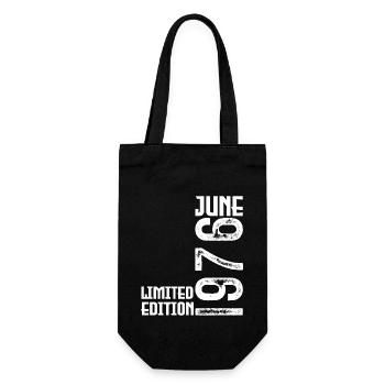 Cadeau juin 1976 anniversaire Juin 1976. juin 1976 - Sac à bouteille - noir - Devant