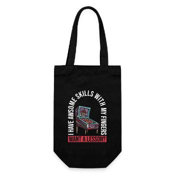 Flipper-arcade-spieldesign Für Flipperspieler - Sac à bouteille - noir - Devant