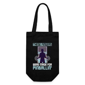Flipper-arcade-spieldesign Für - Gift Bag for Bottles - black - Front