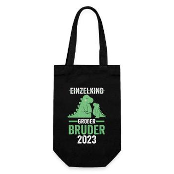 Löwen 2023 Bruder - Geschenkbeutel für Flaschen - Schwarz - Vorne