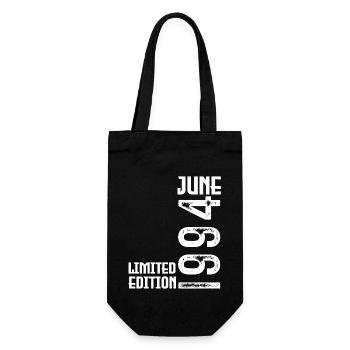 Gift June 1994 anniversary June 1994. June 1994 - Gift Bag for Bottles - black - Front