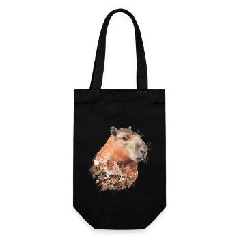 Signes d’autisme Capybara - Sac à bouteille - noir - Devant