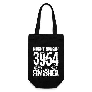 Mount Robson Hike Rocky Mountains Canada - Gift Bag for Bottles - black - Front