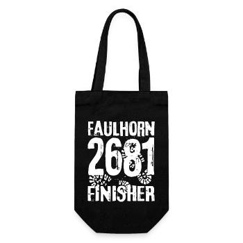 Faulhorn, Finisher, Berg, Bernese Oberland, Grindelwald - Gift Bag for Bottles - black - Front