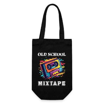 Like my mixtape - Gift Bag for Bottles - black - Front