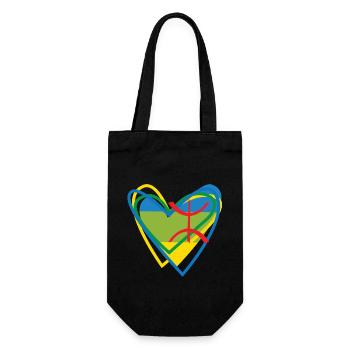 Je suis kabyles dans mon cœur AMAZIGH - Sac à bouteille - noir - Devant