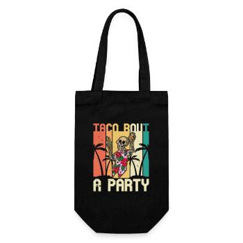 Mexican Tequila Summer Skeleton Mexico - Gift Bag for Bottles - black - Front