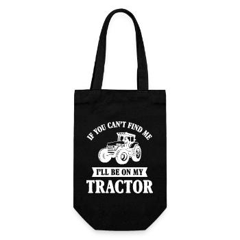 If you can't find me, I'm on my - Gift Bag for Bottles - black - Front