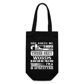 Pipefitter I Am A Pipefitter - Gift Bag for Bottles - black - Front
