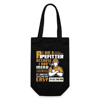 Pipefitter Pipefitter Dont Mind Hard Work - Gift Bag for Bottles - black - Front
