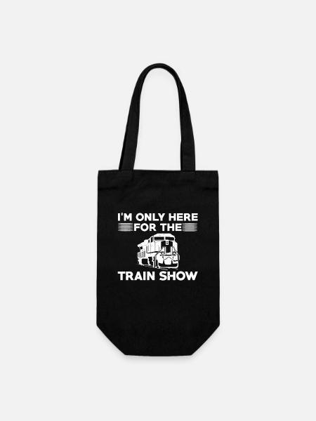 Fan de spectacles ferroviaires et passionné de modélisme ferroviaire - Sac à bouteille - noir