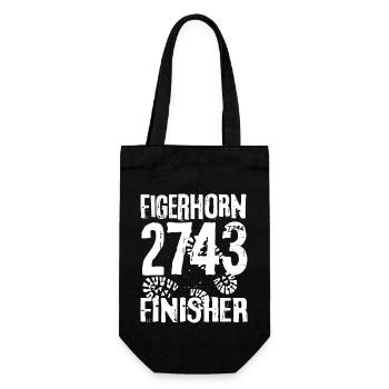 Figerhorn Wanderung Hohe Tauern Glocknergruppe - Geschenkbeutel für Flaschen - Schwarz - Vorne