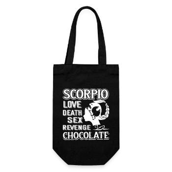 Scorpio Scorpio Love Death Revenge - Gift Bag for Bottles - black - Front
