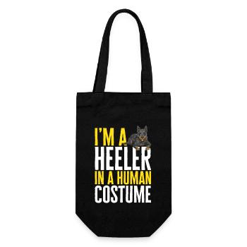 Australian Cattle Dog Red Blue Heeler - Gift Bag for Bottles - black - Front