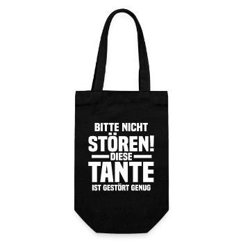 Marraine Tante - Sac à bouteille - noir - Devant