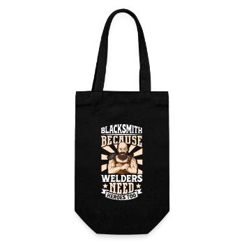 Blacksmith Metalworker Bladesmith Metal - Gift Bag for Bottles - black - Front
