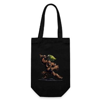 Angry Bigfoot - Gift Bag for Bottles - black - Front