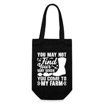 You won't find your way if you go to my - Gift Bag for Bottles - black - Front