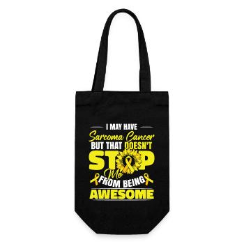 I May Have Sarcoma Cancer - Gift Bag for Bottles - black - Front