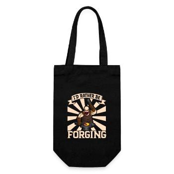 Blacksmith Metalworker Bladesmith Metal - Gift Bag for Bottles - black - Front