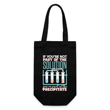 Dicton amoureux de la chimie - Sac à bouteille - noir - Devant