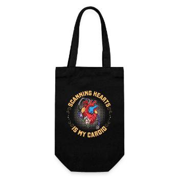 Médecin Infirmier Cardiologue Cardiologie - Sac à bouteille - noir - Devant