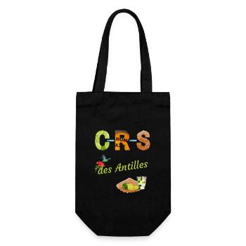 CRS des Antilles Citron Rhum Sucre Apéro Humour - Sac à bouteille - noir - Devant