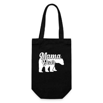 Mama Bear - Gift Bag for Bottles - black - Front