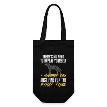 Australian Cattle Dog Red Blue Heeler - Geschenkbeutel für Flaschen - Schwarz - Vorne