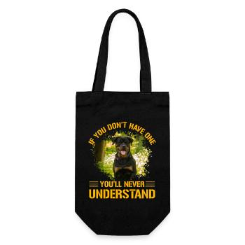 If you don't have one you'll never understand - Geschenkbeutel für Flaschen - Schwarz - Vorne